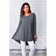 Women Basic T-shirt, solid color round neck