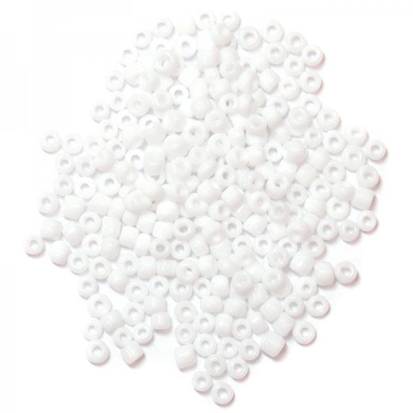 Small white beads 2 mm