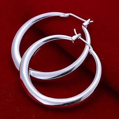 Women earrings scimitar slim fashion women sterling silver earrings jewelry daily leisure