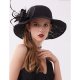 Female party cute chiffon lace bonnet sun hat flower