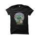 Stich black T-shirt Yoda