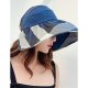 Female cute polyester soft hat sun hat floral print