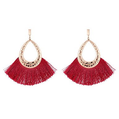 Female Earrings Tassels Hollow Creative Pear Flower Women Earrings Jewelry