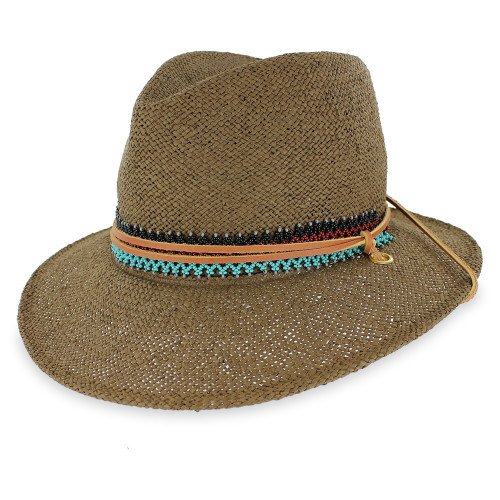 Twisted Toyo Straw Fedora Hat