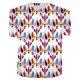 Men daily basic T-shirt, 3D round neck, short sleeves