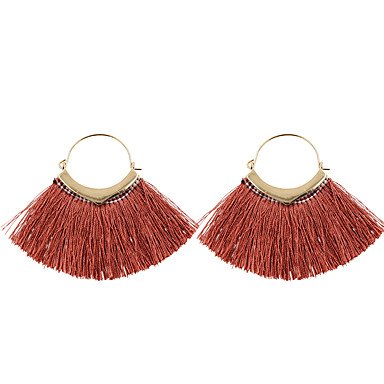 Female Earrings Earrings Fan Earrings Tassel Female Tassel Earrings Jewelry