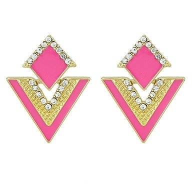 Women fashion crystal earrings fashion jewelry lucky