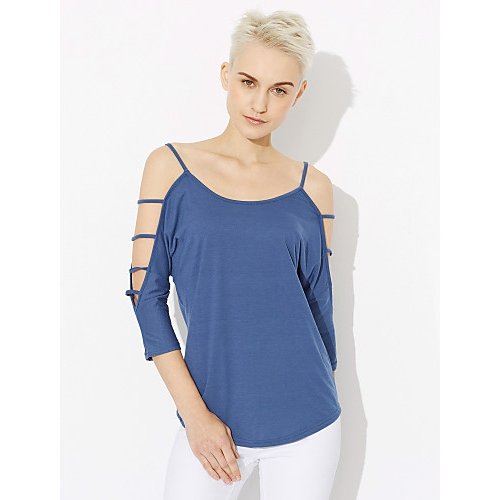 Female loose cotton T-shirt, pure ribbon