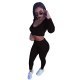 Women Fashion Split 2 Piece Set Casual Sportswear Legion