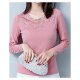 Women basic T-shirt, solid color