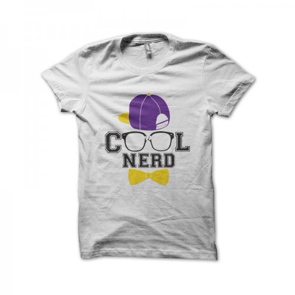 Geek cool white T-shirt