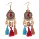 Female earrings retro fashion sun spike female tassel earrings jewelry