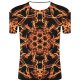 Men sports rock, cotton T-shirt, 3D, graphic print round neck