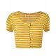 Women cotton T-shirt, striped