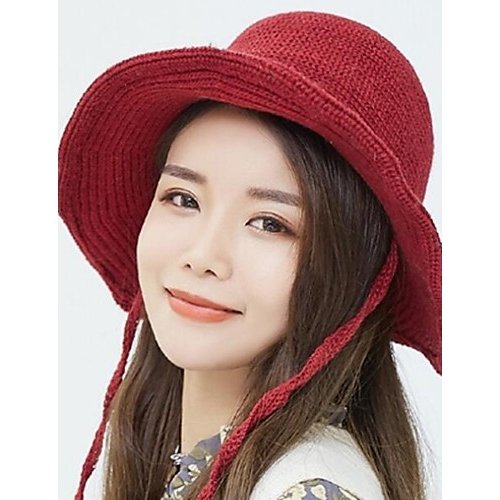 Women activity basic knitwear, casual ski cap color