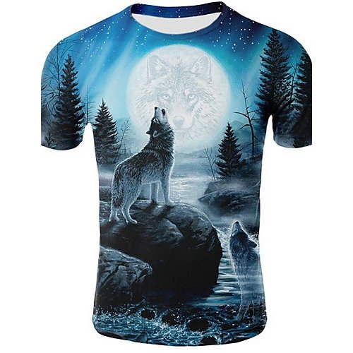 Men daily t-shirt, animals