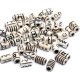 Gunpowder tube unlimited beads of bone, mixed