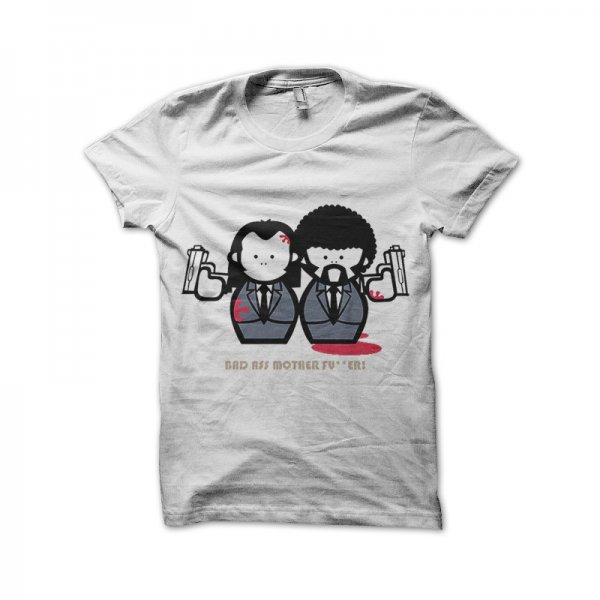 Pulp Fiction doll white T-shirt