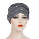 Women basic polyester bonnet, solid color