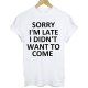 Men daily basic T-shirt, letter round neck, short sleeves