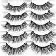 False Eyelash Extension Liquid False Eyelashes 10 Pack Professional Thicken Natural Curly Professional Fiber Activity / Party Da