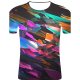 Men sports, plus cotton T-shirt, 3D, graphic print round neck