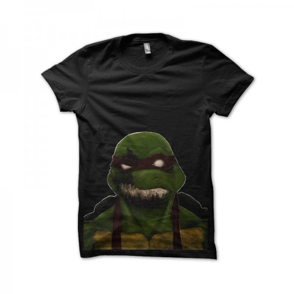 Teenage Mutant Ninja Turtles Raphaelo black Zombie T-shirt