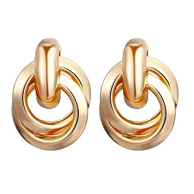 Women retro style earrings woman jewelry metal alloy resin