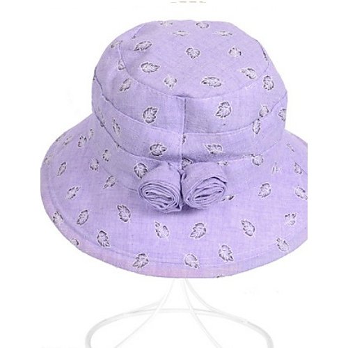 Female cute polyester soft hat sun hat