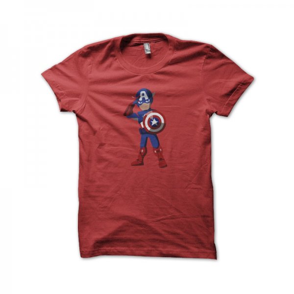 Avengers Captain America red T-shirt