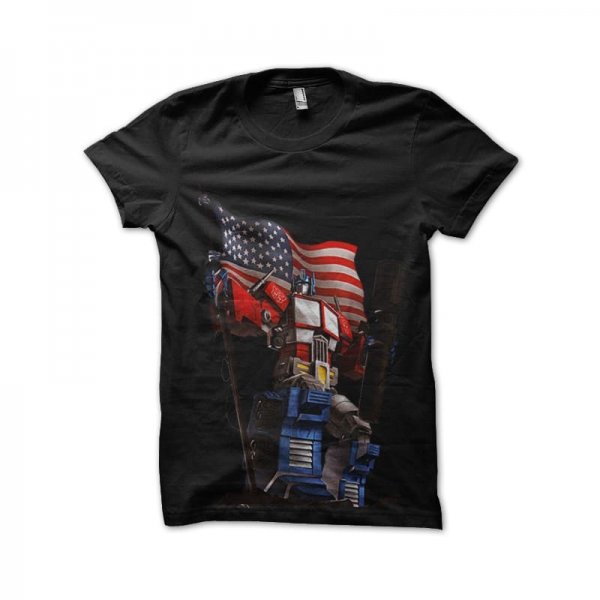 Optimus Prime Transformers black T-shirt