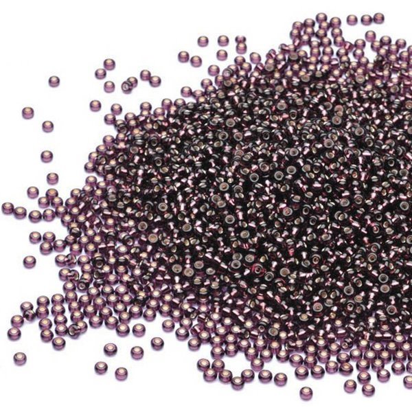 Unlimited Amethyst beads 3mm x 2.5 mm bead of 50 g