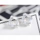 Fashion jewelry earrings women zircon metal alloy