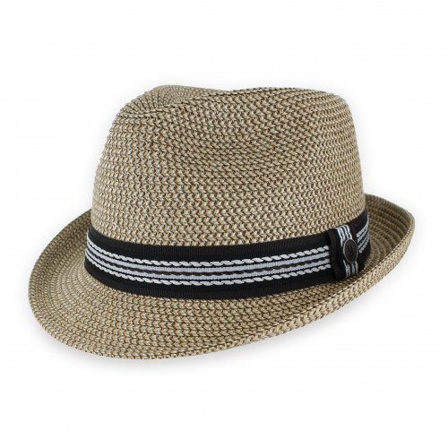 Crushable Paper Braid Fedora