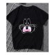 Women basic T-shirt, animal