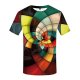 Men daily walk out of chic T-shirts, 3D pleats, prints