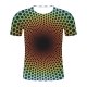 Men daily clothing basic large size T-shirt, color round neck, short sleeves