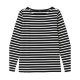 Women basic T-shirt, striped