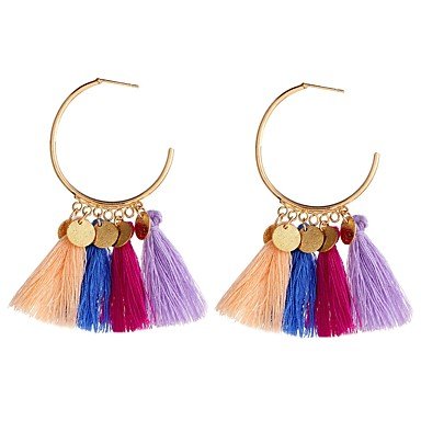 Female earrings retro style tassel earrings jewelry