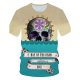 Men daily basic T-shirt, 3D round neck, short sleeves