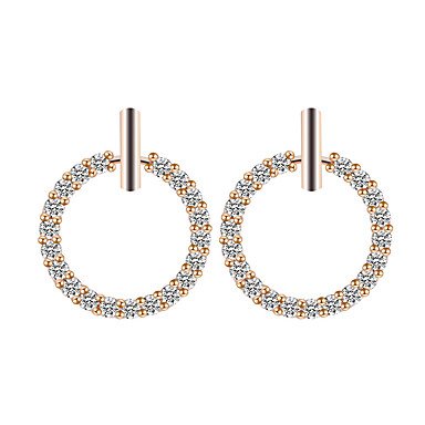 Women cubic zirconia earrings classic