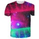 Men daily basic T-shirt, 3D round neck, short sleeves