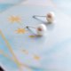 Woman pearl earrings stainless steel earrings classic fashion jewelry