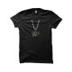 Black T-shirt neck chain