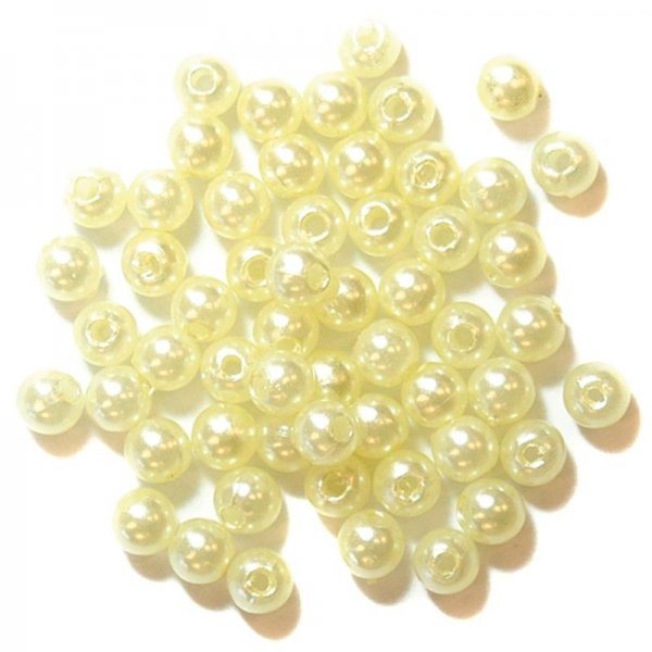 Cream Pearl bead 4 mm 7 g