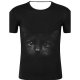 Men sports and casual chic, cotton T-shirt, 3D, graphics, animal print round neck, short sleeves