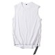 Men Street fashion vest, geometric round neck