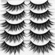 Eyelash Extension 10 pcs Multifunction Pro Natural Curly Fiber Practice Thicken - Makeup Daily Makeup Halloween Makeup Party Mak