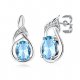 Cubic zirconia earrings fashion ornaments