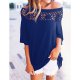 Women go out to the street chic T-shirt, solid color strapless